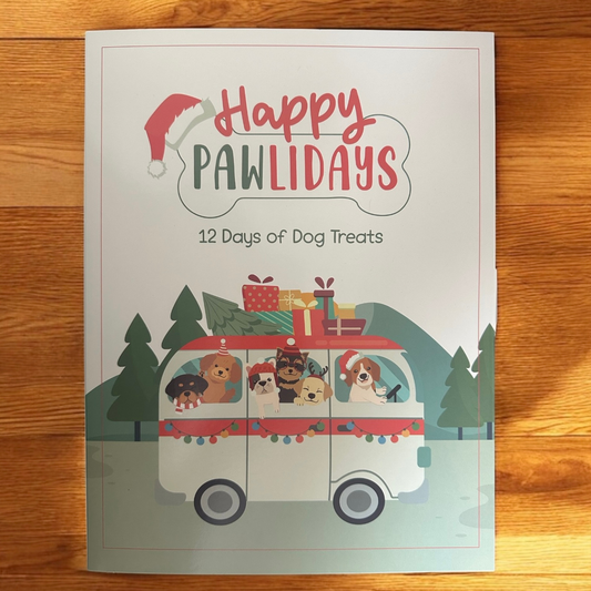 *PRE-ORDERS* Happy Pawlidays – 12 Days of Dog Treats Advent Calendar